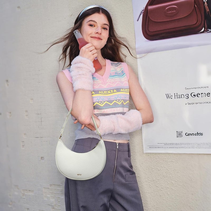 Keyli Shoulder Bag for Women Stylish Casual Clutch Purses for Women 3 Ways Adjust Strap Hobo Handbags with Zip Closure - Image 3